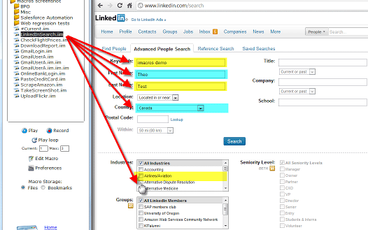 iMacros extension for Chrome and Firefox