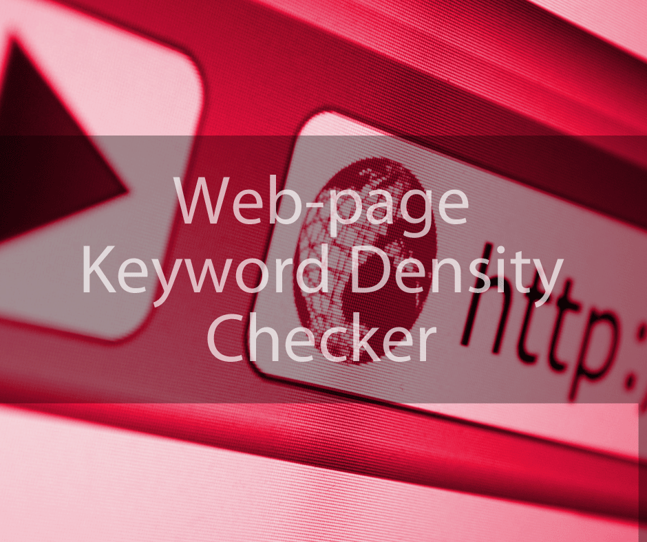 Free Online Keyword Density Checker